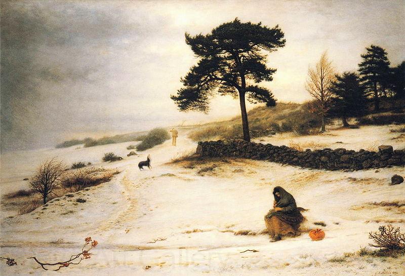 Sir John Everett Millais Blow Thou Winter Wind Germany oil painting art